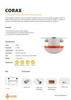 Equipo de Iluminación LED para Granjas Avícolas, Lámpara LED para Instalaciones de Cría Profesional con Espectro Ajustable y Carcasa Impermeable