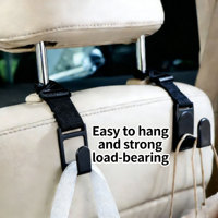 Crochets de suspension pour appuie-tête de voiture LeadLush, accessoire automobile, en ABS/PP, design tendance, rangement pour parapluie, organisateur caché pour siège de voiture