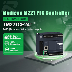 Module PLC Schneider Modicon M221 neuf d'origine TM221CE24T, 24 entrées/sorties, contrôleur programmable TM221CE24T - Product Image 1