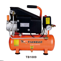 Compresseur d'air miniature portable sans fil rechargeable TIANBAO TB-2050 147L/min 2800r/min 2HP/1.5KW 50L DC, prix économique