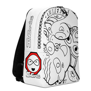 Cómics IW # Mochila Moderna Minimalista para PC, con Correa de Transporte Cómoda de Poliéster y Cierre de Cordón - Product Image 6