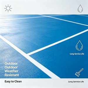 Inolp New Arrival High Stability Anti-Slip Surface 10mm Thick Silicon PU <b>Rubber</b> Sport Court <b>Spray</b> Running Track Flooring Sports - Product Image 3