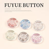 Mini boutons ronds en résine multicolores de 11,5 mm, boutons décoratifs légers et mignons pour la couture DIY