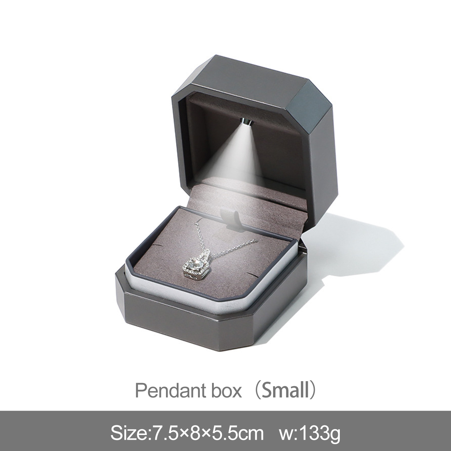 gray pendant box
