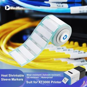 Varimark XT3000, tube thermorétractable continu portable blanc et jaune, utilisé pour le marquage des réseaux de communication, l'emballage et les étiquettes - Product Image 4