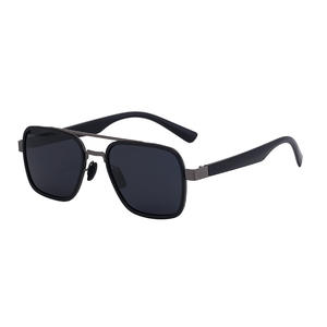 แว่นกันแดดโพลาไรซ์ทรงสี่เหลี่ยม My-8036 สำหรับผู้ชาย ป้องกันรังสียูวี 400 ป้องกันแสงสะท้อน เหมาะสำหรับขับรถกลางแจ้ง ป้องกันแสงแดด เลนส์ PC TAC สีดำ - Product Image 4