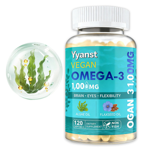 แคปซูลโอเมก้า-3 ออร์แกนิกจากพืช แบบ OEM/ODM สำหรับบำรุงอารมณ์และสมอง เสริมสร้างความแข็งแรงของกระดูก ปรับแต่งได้ - Product Image 1