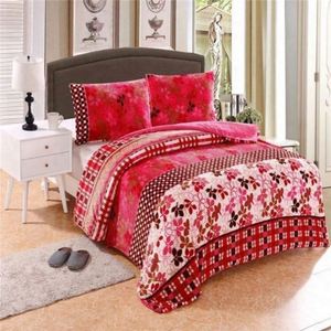 Bộ bán buôn Comforter sợi nhỏ bedsheets vải <span class=keywords><strong>3D</strong></span> Fluffy sang trọng chăn trải giường bộ đồ giường đặt - Product Image 4