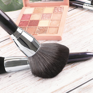 Makeup <b>Brush</b> Set 14 Piece Synthetic Hair Wooden Handle <b>Round</b> Foundation <b>Brushes</b> - Product Image 2