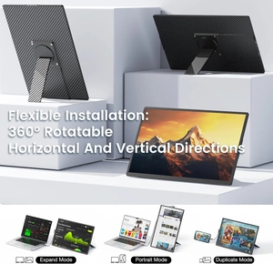 Xách tay màn hình máy tính xách tay màn hình Extender 16 "1200p LCD du lịch hiển thị bên ngoài cổng USB-C có thể tháo rời chân đế chơi game màn hình - Product Image 5