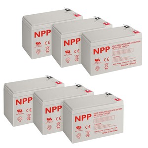 Batería Recargable AGM SLA NPP de 12V 7Ah con Terminales F1 para Sistema de <span class=keywords><strong>Alarma</strong></span> de Seguridad <span class=keywords><strong>ADT</strong></span>, UPS, Verizon Fios Box, etc. - Product Image 2