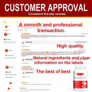 Cápsulas de Coenzima Q10 con Soporte Antioxidante, Extracto Natural, Suministro de Nutrientes, Mezcla para el Cuidado Corporal, Cápsulas de Coenzima Q10 para Venta al por Mayor - Product Image 5
