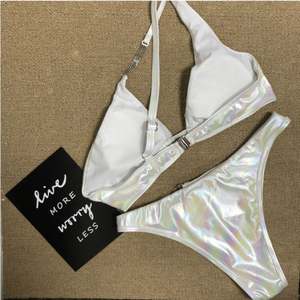 Maillot de bain sexy personnalisé à marque privée, maillot de bain bandage, maillot de bain triangle, maillot de bain une pièce uni/à pois/imprimé, séchage rapide, respirant - Product Image 1