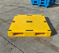 Palettes en plastique robustes pour l'alimentation, 1200X1000mm/1100X1100mm/1200X800mm, palettes en plastique à simple face, fabricant