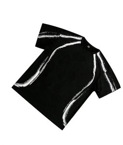 Nouveautés 2026 T-shirt vintage pour homme en polyester/coton, délavé à l'acide, surdimensionné, avec couture inversée, couleur personnalisée - Product Image 6