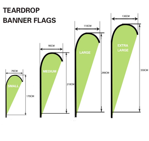 Tùy Chỉnh Chống Uv Windproof Nhiệt Chuyển Giao In Ấn 110G Vải Dệt Kim Bãi Biển Biểu Ngữ Tear-Drop Shipping Cờ - Product Image 2