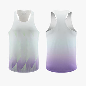 Camiseta de Tirantes para Maratón de Secado Rápido, Chaleco de Atletismo, Traje de Entrenamiento Unisex, Ropa Deportiva de Secado Rápido, Uniforme de Carrera - Product Image 4