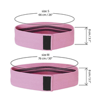 Accesorios de Fitness personalizados para mujer, Círculo de cadera, entrenamiento de fuerza, tela antideslizante, botín, bandas de resistencia para Fitness en casa