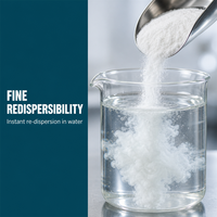 Poudre redispersable RDP VAE à haute résistance pour adhésif flexible pour carrelage, mortier ciment, mastic et mélange autolissant