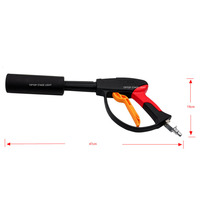 Mini pistolet CO2 portatif pour effets de scène, machine à pulvériser du CO2 liquide à 8-9 m, réservoir de CO2, déclencheur manuel, DJ, discothèque, fête, haute pression 3M