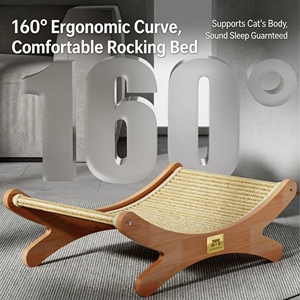 [<span class=keywords><strong>Wow</strong></span> Personnalisé] Griffoir pour chat transfrontalier de type X en bois massif, style simple, résistant à l'usure et aux rayures - Product Image 3