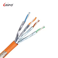 Câble réseau LAN blindé torsadé CAT7 CCA 4 cœurs testé 305 m/boîte - Bobine en vrac pour câblage commercial Ripo