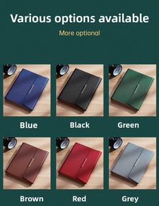 Popular <strong>Products</strong> <strong>2026</strong> <strong>Trending</strong> Leather Bound Sewing Binding Lined Notebook Set With Same Color Pen and Gift Box for Students - Product Image 5