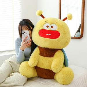 Venta al por mayor animales <span class=keywords><strong>de</strong></span> peluche juguetes <span class=keywords><strong>de</strong></span> peluche abejorro divertido <span class=keywords><strong>pico</strong></span> salchicha <span class=keywords><strong>abeja</strong></span> feo muñeca Día <span class=keywords><strong>de</strong></span> San Valentín cumpleaños regalo para niños - Product Image 6