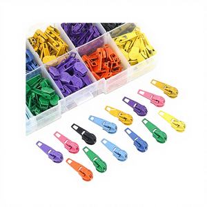 Glissière de fermeture éclair détachable en alliage de zinc sans nickel, durable et anti-décoloration, à verrouillage automatique, pour sacs à vêtements, vestes et jeans - Product Image 4