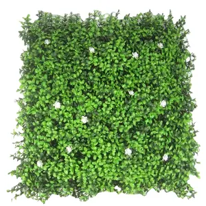 UV-Schutz im Freien Grün Kunststoff Künstliche Hecken Buchsbaum platte Künstliche Kriech pflanze Für Pflanzen wand Garten Ornament