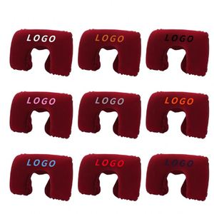 2026 Pvc Flocked Material Compact Size Lightweight U-Shaped <b>Neck</b> <b>Pillow</b> for Travel - Product Image 4