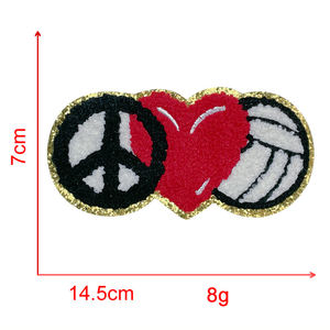 Вышивка спортивная шапка футбольная железная нашивка с вышивкой - Product Image 4