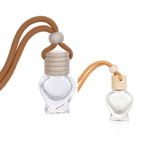 Diffuseur d'arômes en forme de cœur 6 ml à suspendre pour rétroviseur intérieur – Flacon de parfum - Product Image 2