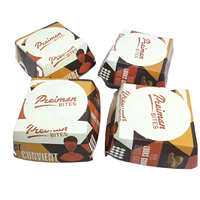 Scatole Personalizzate per Imballaggio e Stampa, Contenitori Monouso in Cartone Bianco per Hamburger e Pollo Fritto