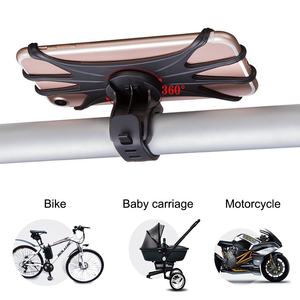 Universal Detachable Bike Phone Mount 360 Rotation Adjustable Mobile Phone Holder for Motorcycle <b>Bicycle</b> <b>Handlebars</b> - Product Image 3