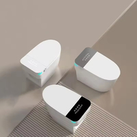 2025 housse de siège de toilette carré de toilette Intelligent fonctionnement automatique poreux Super tourbillon chasse d'eau une pièce toilette intelligente