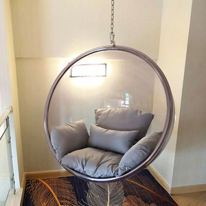 Chaise suspendue, en alliage d'aluminium, transparente, moderne, style œuf, pour Patio, à personnaliser, livraison gratuite - Product Image 3