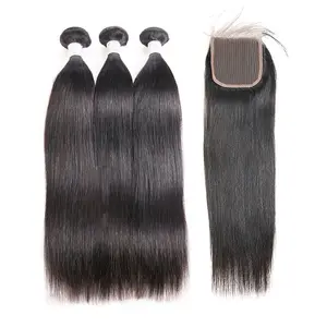 Indian Suppliers Raw Virgin Mink Indian 100% Human Straight Hair Bundles Woman Weave Human Straight ,Hair Bundles
