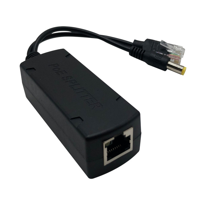 Anxinshi 48V to DC12V 2a for IP Camera Non Isolation Poe Passive Cable of Video Distributor Connector for CCTV Camera