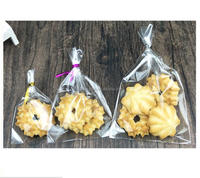 Sachets transparents pour sucettes, sacs alimentaires en plastique, personnalisés, Opp, vente en gros, 100 pièces