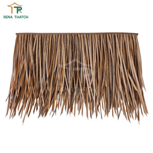 Traditionelles <span class=keywords><strong>Design</strong></span> UV-geschütztes Bali-Tiki Synthetisches Reetdach für Strandhütten, Resorts und Parks - <span class=keywords><strong>Nipa</strong></span>-Dachmaterial - Product Image 1
