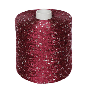 Bán Buôn 100% <span class=keywords><strong>Polyester</strong></span> Dệt Kim Kim Loại <span class=keywords><strong>Sequin</strong></span> Sợi Nhuộm Phản Quang Kim Loại Hạt 3Mm 2Mm Tiêu Chuẩn Chất Lượng - Product Image 2
