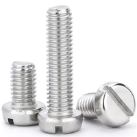 Vis à tête fraisée fendue en acier inoxydable DIN84, vis à tête cylindrique fendue M3 M5 M6, tailles métriques, vis de machine à tête fraisée fendue