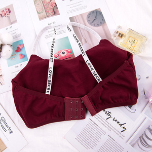 All'ingrosso Sexy piccola lettera cinturino chiusura posteriore tessuto modale <span class=keywords><strong>Bralette</strong></span> - Product Image 4
