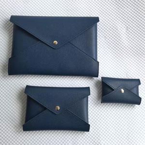 RTS PU Leather Envelope Button Women Clutch Bag Coin Card <b>Wallet</b> <b>Holder</b> Compact Multifunctional Portable Travel Phone Pouch - Product Image 2