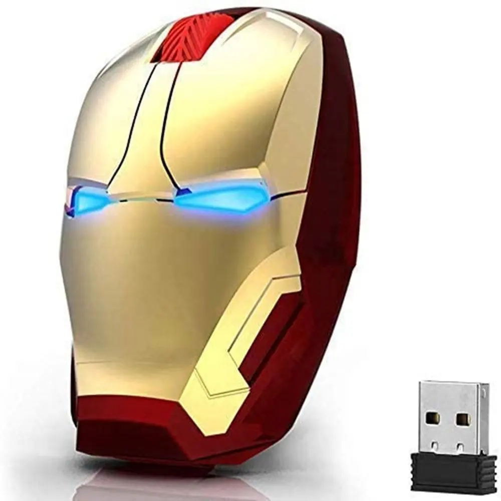 Mode Iron Man Computer zubehör Ironman 2.4g Laptop Computer PC Silent Ergon omic Wireless Mouse Gaming