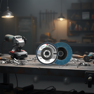 Disque à lamelles professionnel Fervi DF8600, disque abrasif sans fer, fabriqué en Italie - Product Image 2