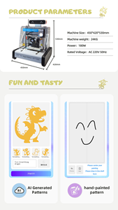 2024 Trendy 3D <strong>Robot</strong> High Performance Sweet Sugar Painting Vending <strong>Machine</strong> 1year Warranty Manufacturing ELeven Vending for Kids - Product Image 4