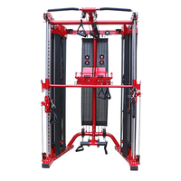 Machine Smith 2-en-1 avec croisement de câbles – Équipement de gym commercial
