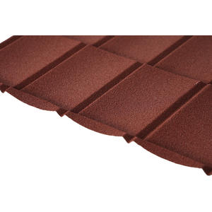 CONSTRUISEZ de nouveaux matériaux de feuille de toiture de taille longue Dachziegel Tejas Tuile Toiture tuile en métal enduite de pierre pour l'application d'hôtel - Product Image 2